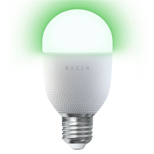 Ampoule Intelligente Razer Aether E27 LED RGB pour maison connectée Blanc