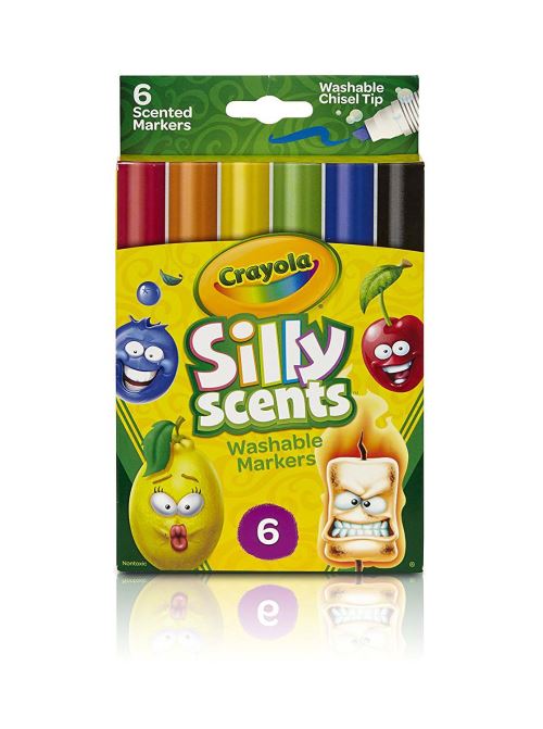Set de 6 feutres parfumés lavables Silly scents Crayola