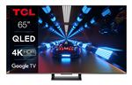 TV TCL 65C735 65'' QLED 4K UHD Smart TV Aluminium brossé 2022