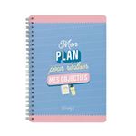 Cahier petit format Mr. Wonderful Mon plan pour réaliser mes objectifs