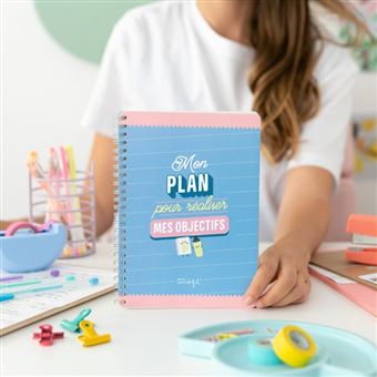 Cahier petit format Mr. Wonderful Mon plan pour réaliser mes objectifs