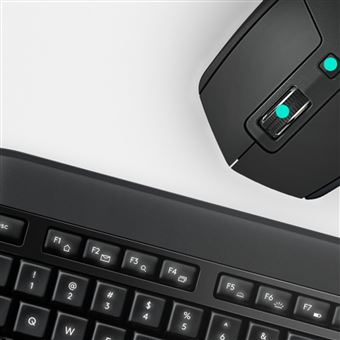 Pack Clavier sans fil Bluetooth Noir + Souris sans fil Bluetooth Noir Logitech MX900