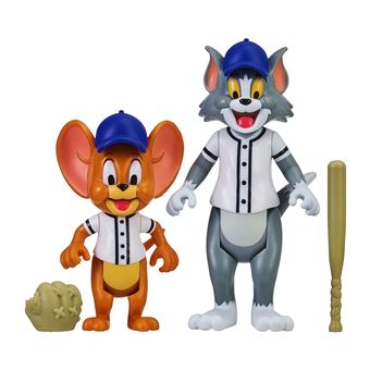 Pack de 2 figurines Tom et Jerry baseball 8 cm
