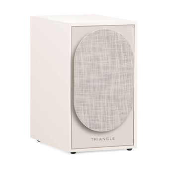 Enceinte connectée HiFi sans fil Bluetooth Triangle Borea BR03 BT Crème Vendue par paire