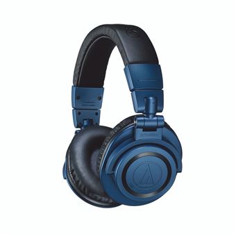 Casque audio sans fil Audio-Technica ATH-M50xBT2DS édition limitée Bleu et Noir