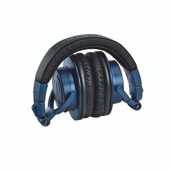 Casque audio sans fil Audio-Technica ATH-M50xBT2DS édition limitée Bleu et Noir