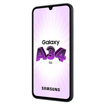 Smartphone Samsung Galaxy A34 6,6" 5G Nano SIM 256 Go Noir