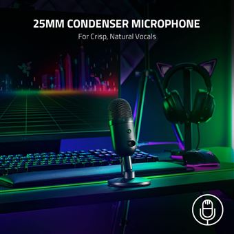 Microphone Gaming Razer Seiren V2 X Noir