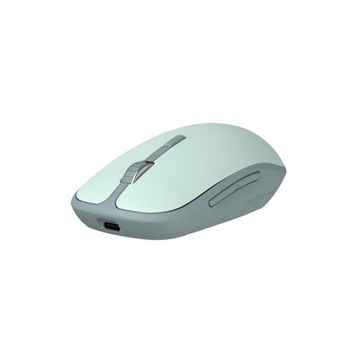 Souris rechargeable sans fil Accsup Bluetooth Vert bicolore