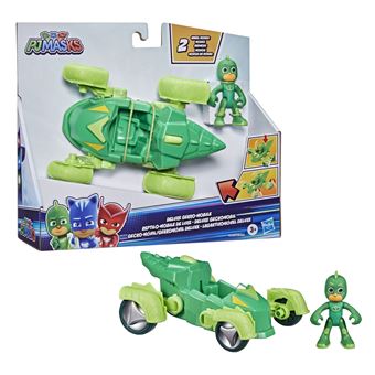 Figurine Gluglu Pyjamasques Véhicule d'action Reptilo-Mobile de Luxe Vert