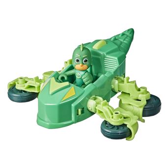 Figurine Gluglu Pyjamasques Véhicule d'action Reptilo-Mobile de Luxe Vert