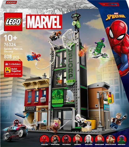 | Marvel 76324 Spider Man Contre Oscorp Jeu de Construction enfant des Neuf - vue 10