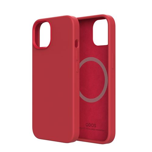 Coque de protection pour iPhone 13 Qdos Touch Pure Snap Rouge