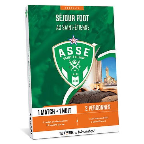Coffret cadeau Tick nBox AS Saint-Etienne Séjour