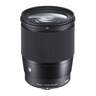 Objectif hybride Sigma 16 mm f/1.4 DC DN Contemporary Noir Monture Sony E - 1