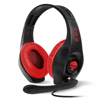 Micro-casque Gaming Spirit Of Gamer PRO-NH5 Noir et Rouge pour Nintendo Switch - 1