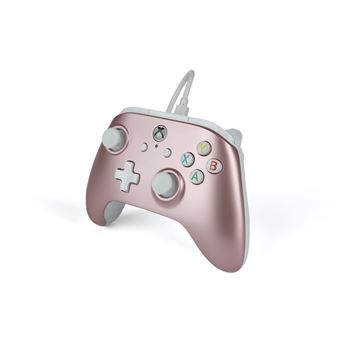 Manette Xbox One PowerA filaire Or Rose