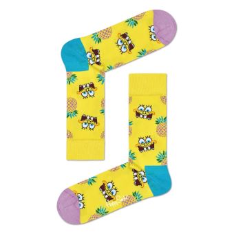 Chaussettes hautes Happy Socks Sponge Bob Fineapple Taille 41-46