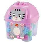 Jeu de construction Ecoiffier Baril chat Abrick 50 pièces