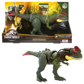 Figurine Jurassic World Sinotyrannus Méga Action Vert