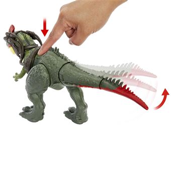 Figurine Jurassic World Sinotyrannus Méga Action Vert