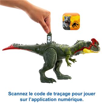 Figurine Jurassic World Sinotyrannus Méga Action Vert