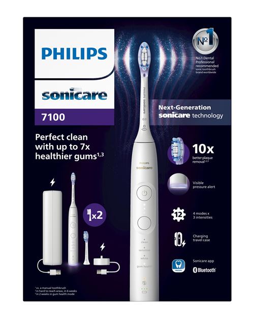 Brosse à Dents Électrique Rechargeable Philips Sonicare Blanc Hx7420/02