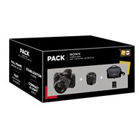 Fnac Pack Sony Alpha A7 II Hybrid Camera + FE Lens 28-70mm + Lens 50mm + Tas + SD-Kaart 16GB