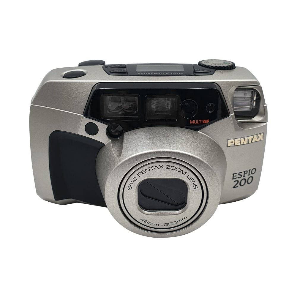 Appareil photo compact argentique Pentax Espio 200 QD Argent Reconditionné Appareil photo