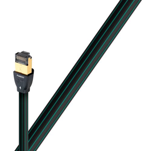Câble Ethernet Audioquest Rj/E Forest 1.5 M Noir Et Vert
