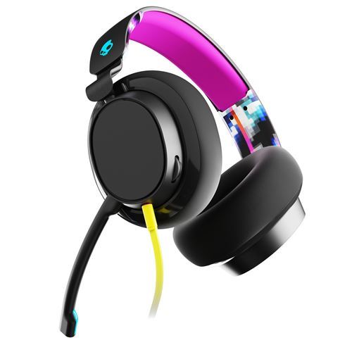 Casque Gaming Filaire Skullcandy Slyr Multiplateforme Noir et Rose