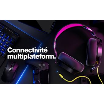 Casque gaming filaire Skullcandy Slyr Multiplateforme Noir et Rose