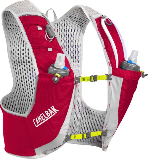 Gilet de portage Camelbak Ultra Pro 4,5 L Taille S Rouge avec réservoir d’hydratation 500 ml