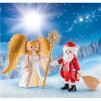 Playmobil Christmas La magie de Noël 9498 Duo Père Noël et Ange