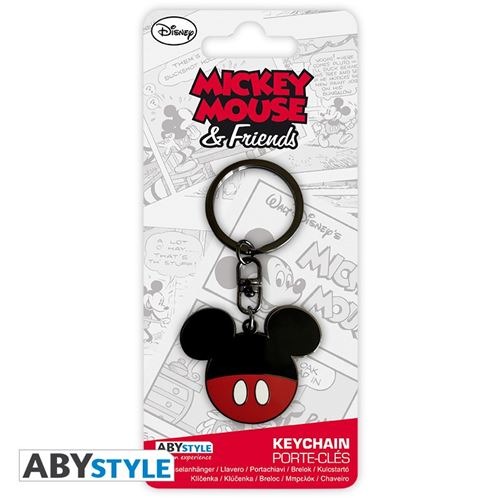 Porte-clés En Bois Gravé Laser Mickey Surf - Fait Main, Naturel, Design Unique Et Durable