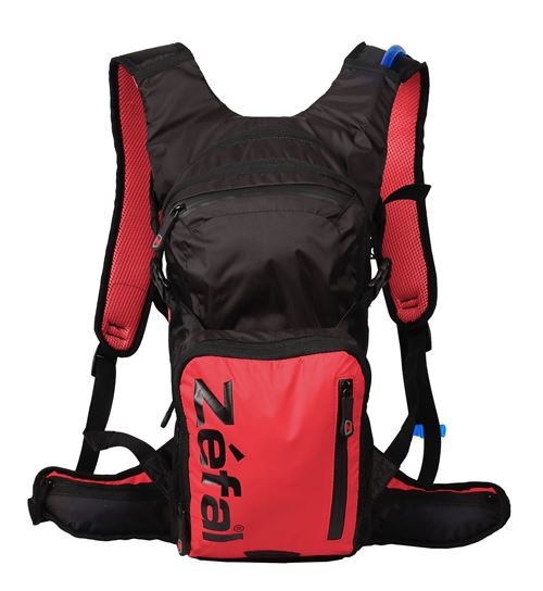 Sac à dos d'hydratation Zéfal Z Hydro Enduro Noir et Rouge
