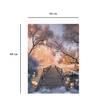 Puzzle Nathan Chemin des lanternes Diego Hernandez 500 pièces