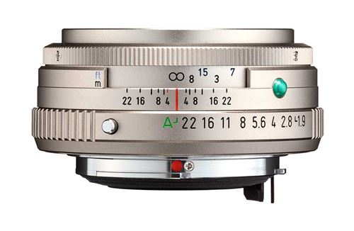 Objectif reflex Pentax HD FA 43mm f/1,9 ED Limited Silver
