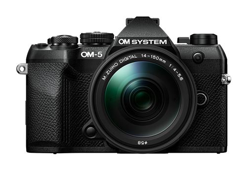 OM System OM-5 Mark II & M.Zuiko Digital 14-150mm F4-5.6 II lens, Noir - Neuf