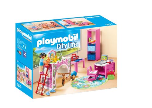 Playmobil Chambre d'Enfant City Life n°9270 - Chambre de Petite Fille