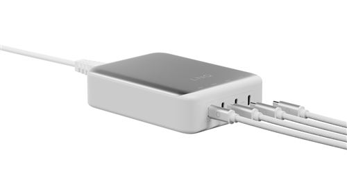 Chargeur de bureau Multiports Lnq GaN2 240 W Blanc