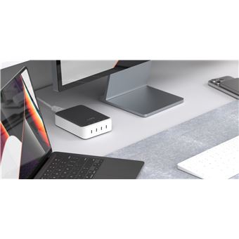 Chargeur de bureau Multiports Lnq GaN2 240 W Blanc