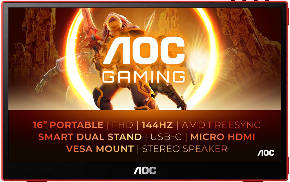 Ecran PC Gaming Portable AOC 16G3 15.6 