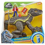 Figurine Fisher Price Imaginext Jurassic World Indoraptor et Maisie