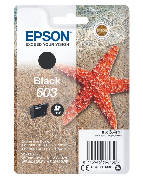 Cartouche d'encre Epson Etoile de mer noir