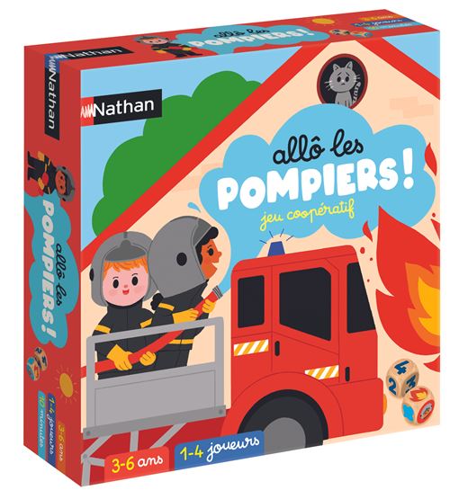 Nathan Multicolore Jeu Classique Allô Les Pompiers