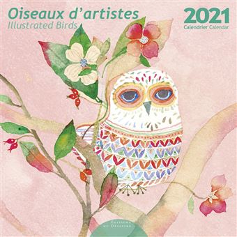 Calendrier Unicef 2021 Désastre Oiseaux d’artistes 30 x 30 cm