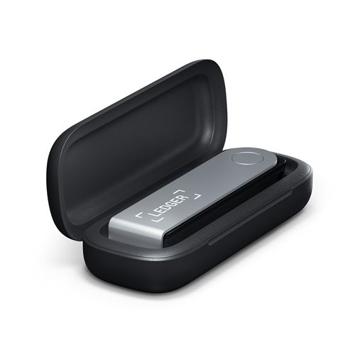 Cryptowallet Ledger Nano Hülle für Nano X Schwarz