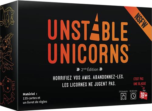 Asmodee Unstable Unicorns NSFW - vue 1