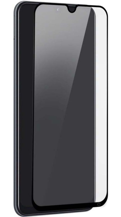 Force Glass 2.5D Organic Glass Schermbeschermer Transparant Zwart voor Samsung Galaxy A70